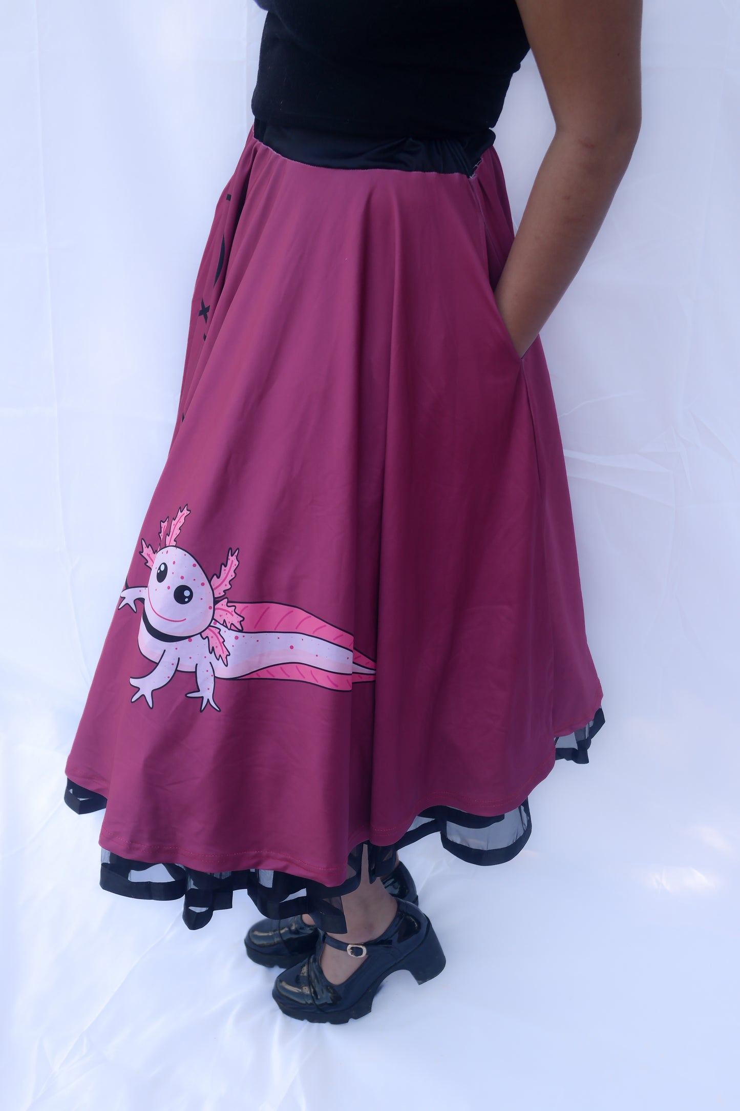 Axolotl Poodle Skirt