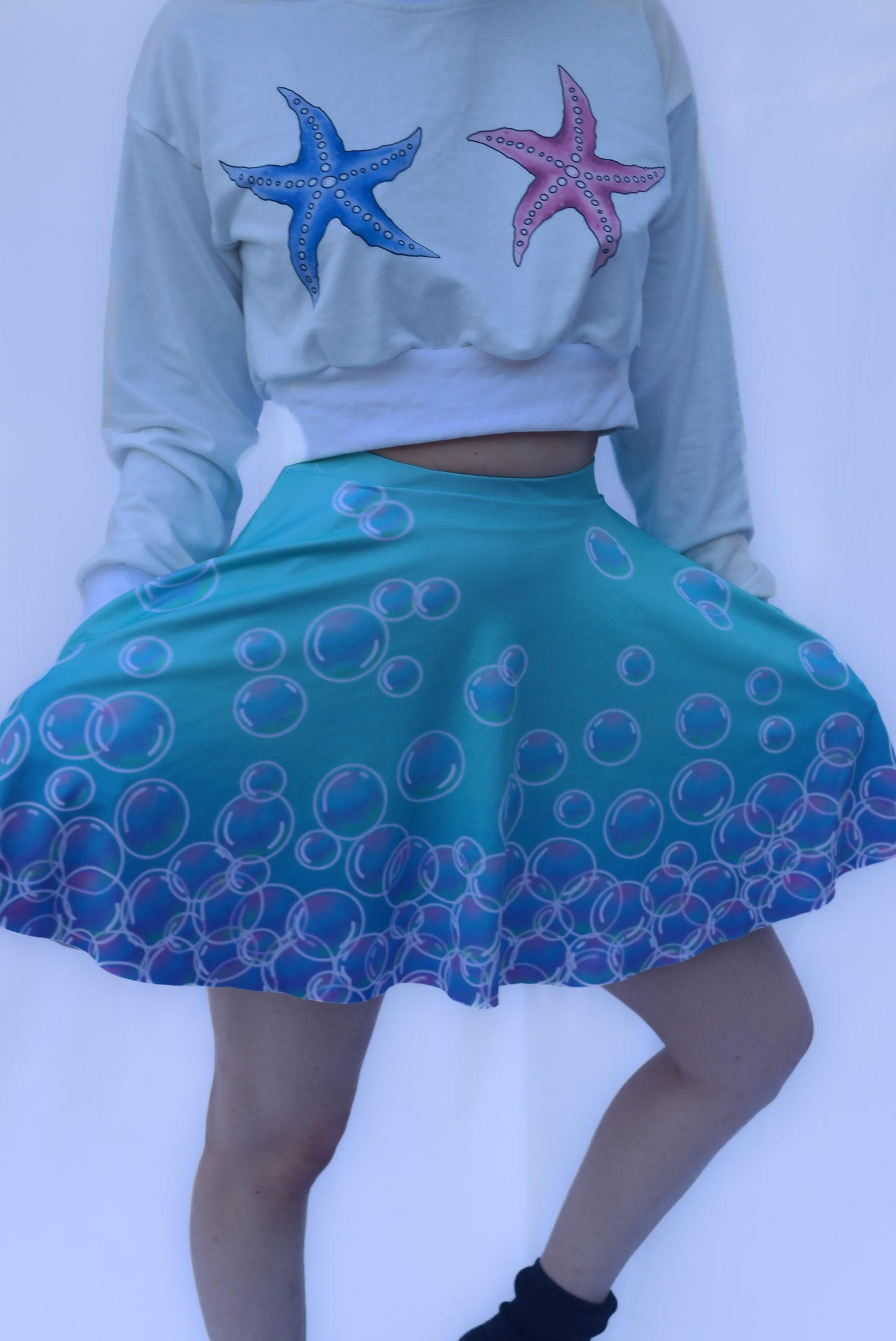 Bubble Mini Pocket Skirt