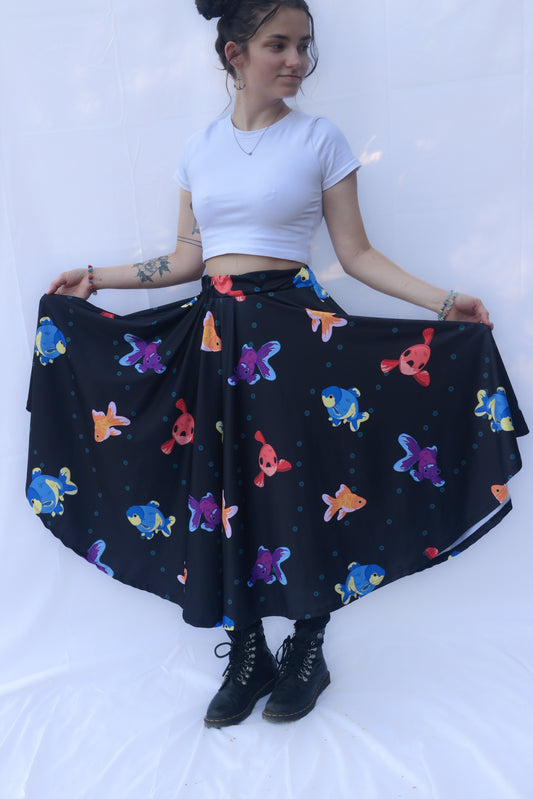 Goldfish Midi Pocket Skirt