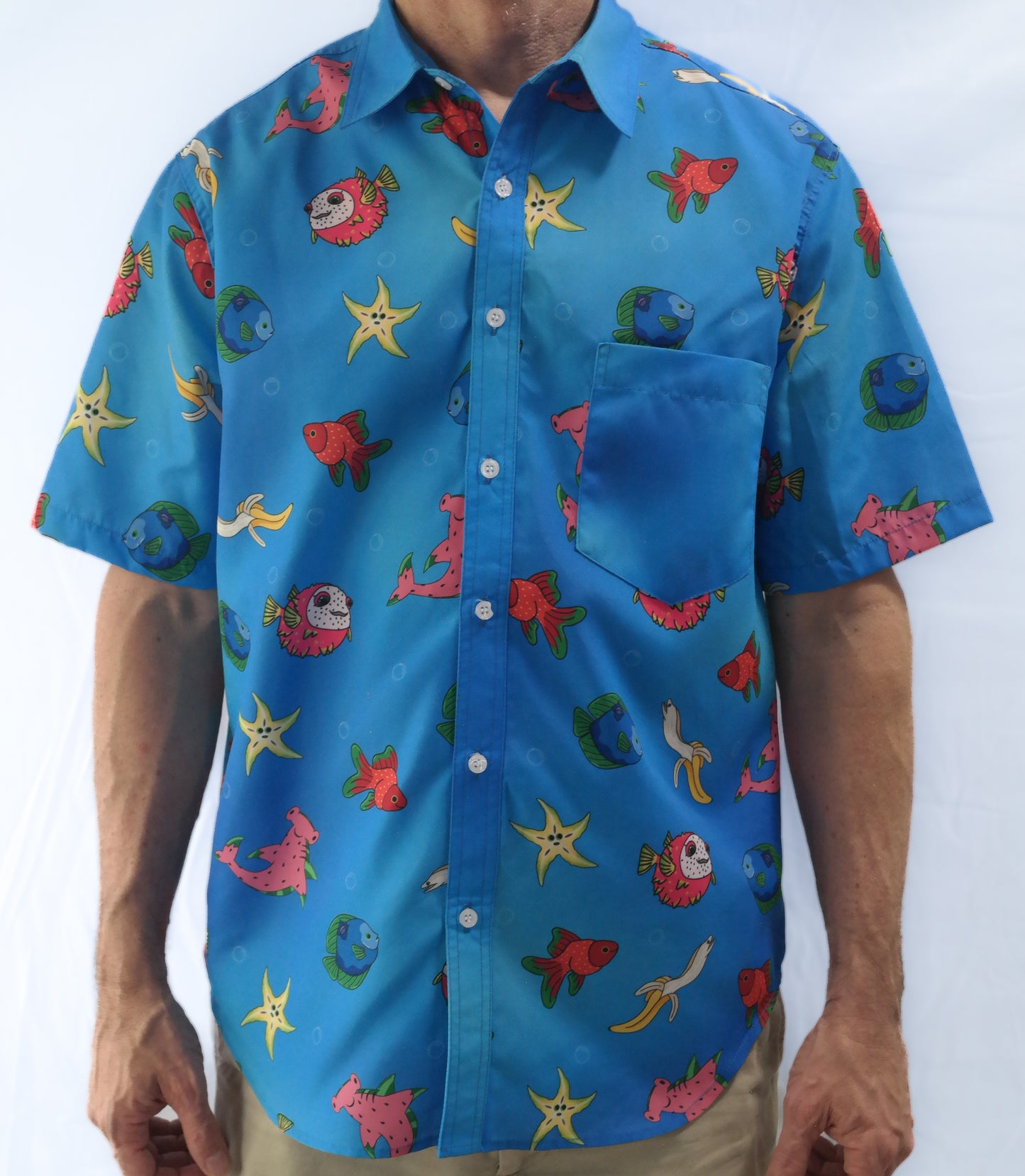 Fruity Fish Pocket Shirt