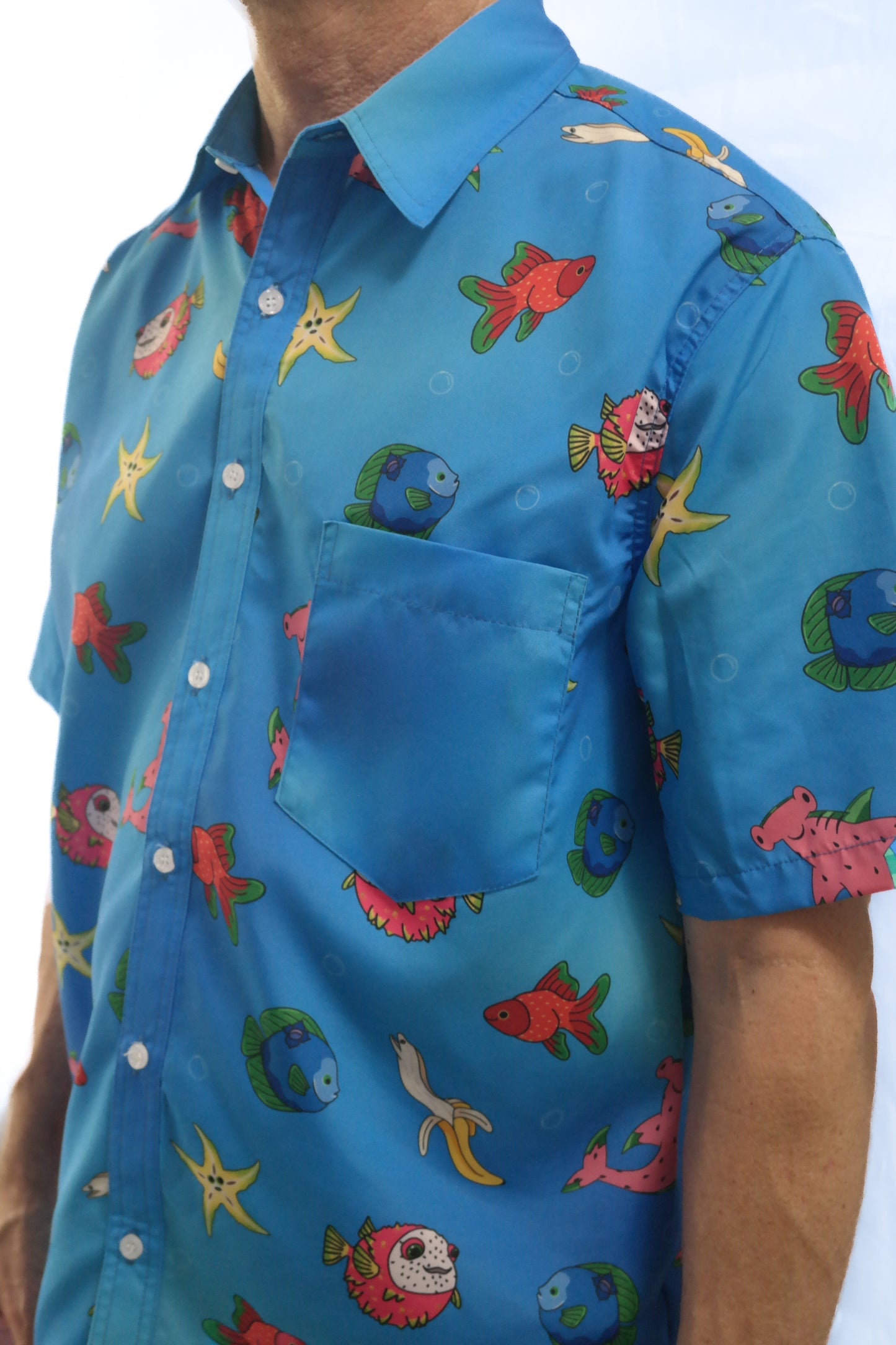 Fruity Fish Pocket Shirt