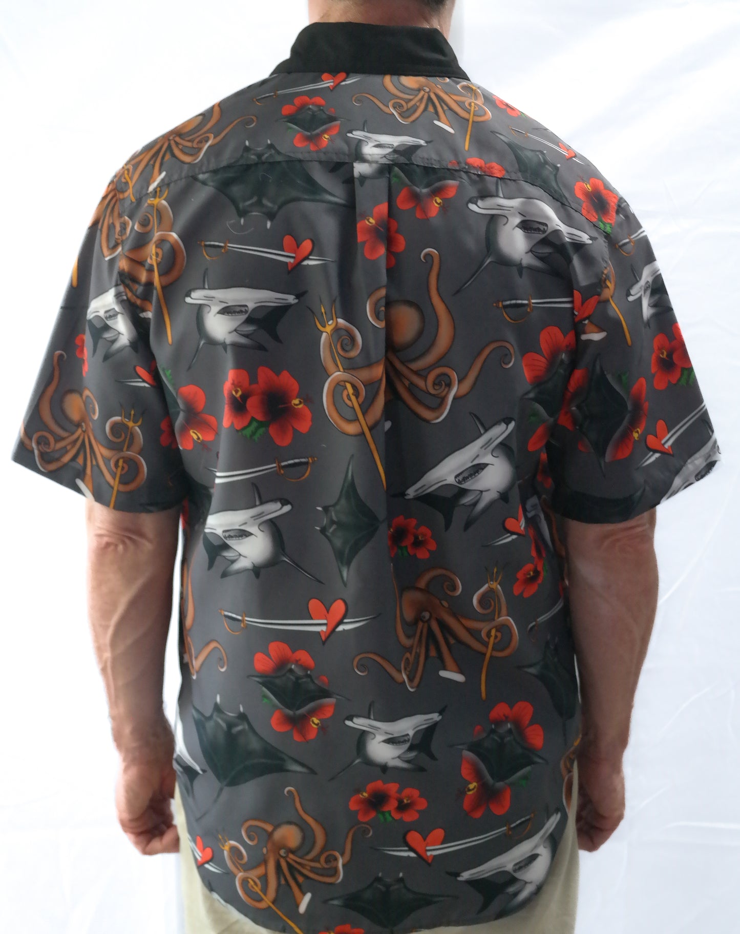 Tattoo Fish Pocket Shirt