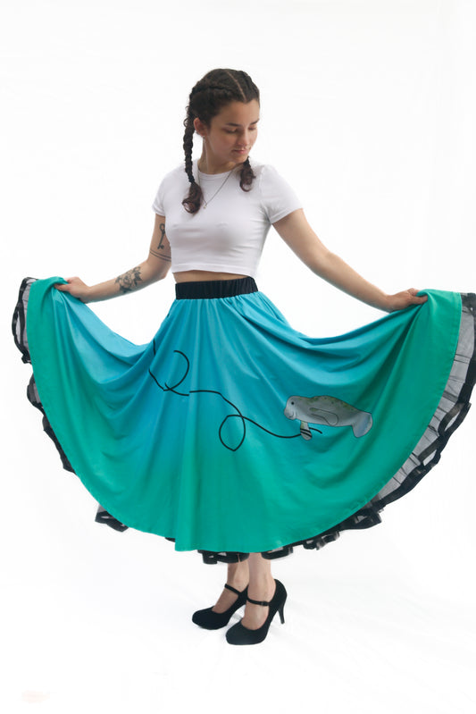 Manatee Poodle Skirt