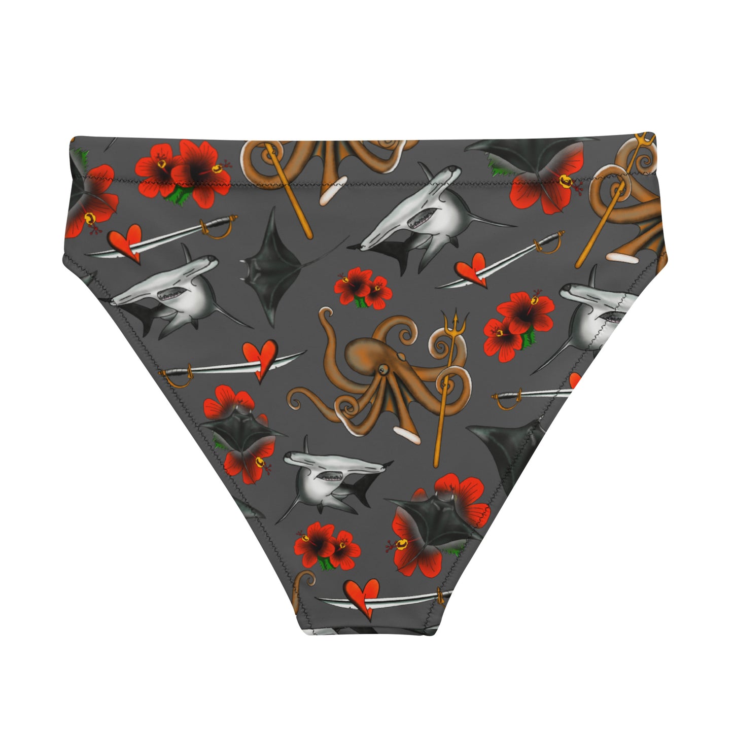 Tattoo Fish Bikini Bottoms