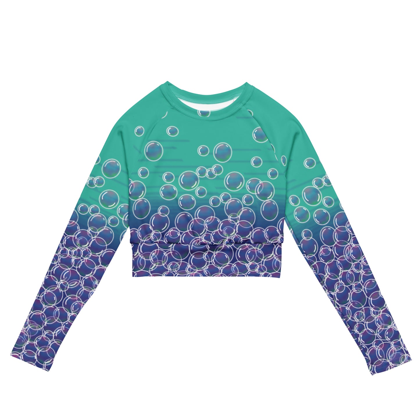 Bubble Cropped Rash Guard