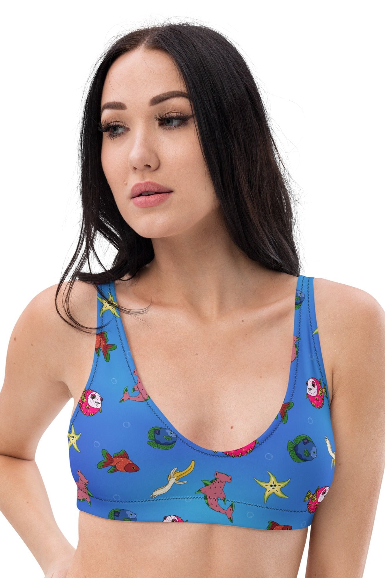 Fruity Fish Bikini Top